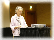 Marjorie G. Jones speaks about Mary Vaux Walcott’s reports to the U.S. Bureau of Indian Affairs